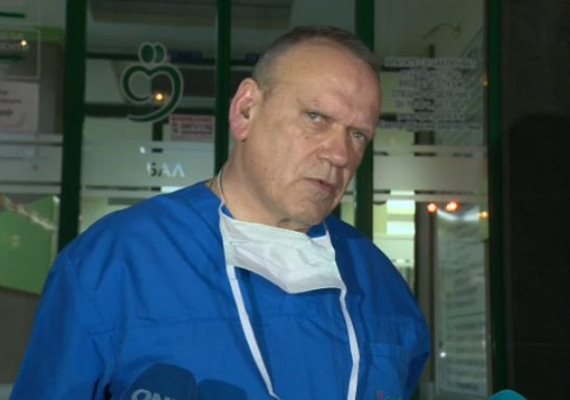 Д-р Антони Георгиев даде брифинг за състоянието на премиера в оставка Бойко Борисов. Кадър БНТ