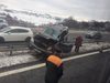 Тежка катастрофа на "Хемус" в посока Варна, движението е затруднено (Снимки)