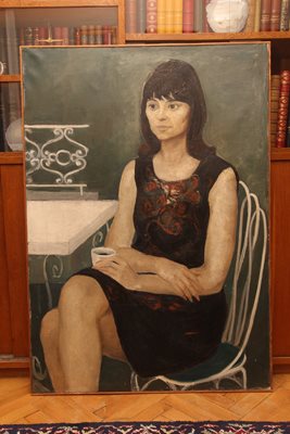 Портрет на Соня, рисуван от Лиляна Русева, съпругата на Светлин Русев.
