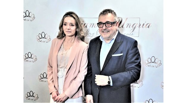 Принцеса Мириам де Унгрия и проф. Любомир Стойков
Снимка: Академия за мода