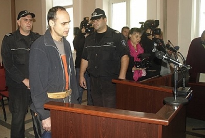 Пламен Джорлев по време на процеса срещу него през 2012 г. Снимки: Архив на автора.