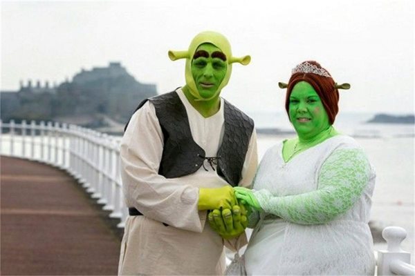 Зелени братовчеди на Шрек се ожениха - 15 снимки