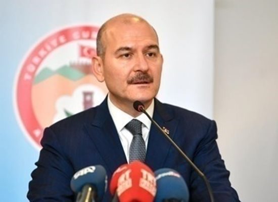 Вътрешният министър на Турция Сюлейман Сойлу СНИМКА: Ройтерс