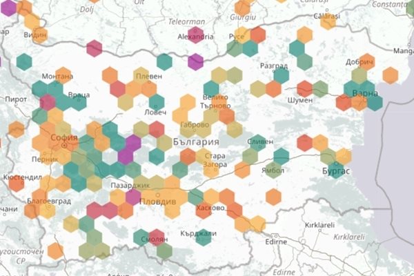 Замърсен е въздухът във Видин, Плевен, Русе, София, Пловдив, Горна Оряховица и Смолян СНИМКА: airsofia.info