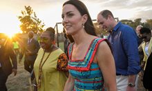 Херцогът и херцогинята на Кеймбридж са на своето официално посещение в Карибския регион