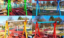 Поправиха 6 детски площадки в Елена разбити от вандали