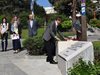 Заместник областният управител Камен Алексиев поднесе цветя пред паметника на загиналите в трудови злополуки