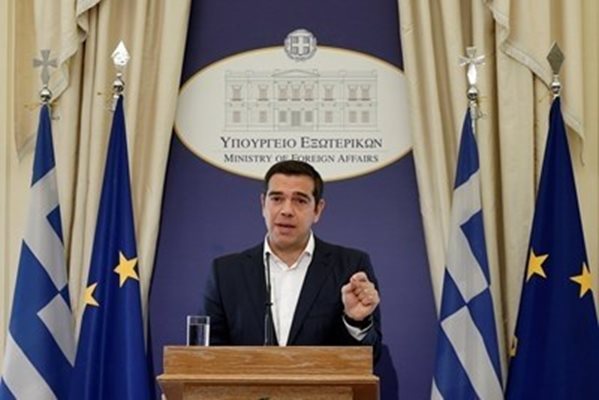 Премиерът на Гърция Алексис Ципрас СНИМКА: Ройтерс