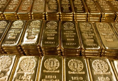 Gold bars PHOTO: Reuters