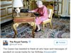 Кралица Елизабет Втора публикува втория си туит