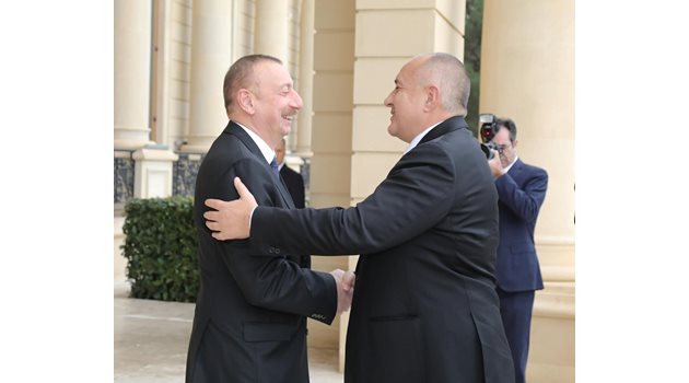 Бойко Борисов с президента на Азербайджан Илхам Алиев СНИМКА: Фейсбук/Бойко Борисов