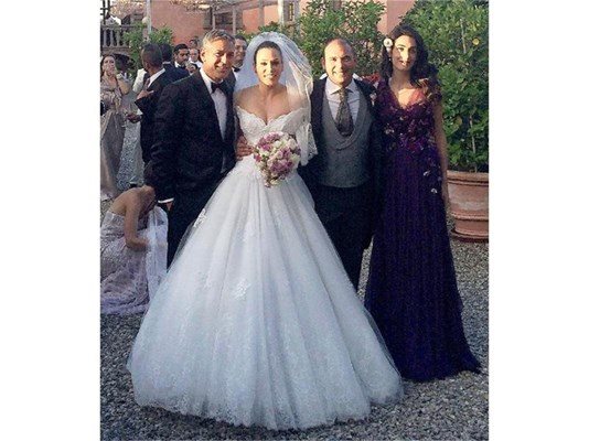 Джордж Клуни на сватбата на Венцислава и Терек