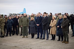Западни лидери посетиха Киев в деня на втората годишнина от руската инвазия
