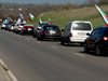 Протестното автошествие на миньори и енергетици затвори и Подбалканския път край Мъглиж