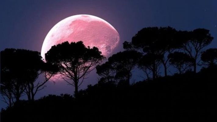 Супер розовата Луна ще свети най-ярко в България в 05:35 сутринта.