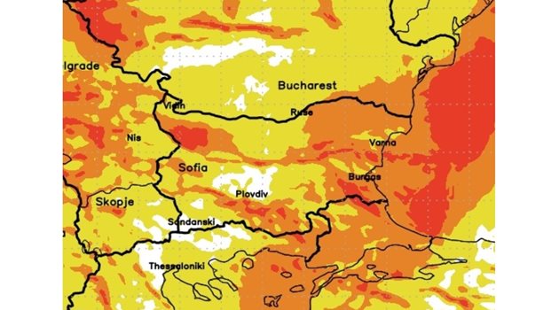 Червен код за опасен вятър утре
СНИМКА: Meteo Balkans