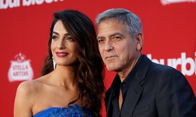Джордж Клуни и Амал Аламудин СНИМКА: Ройтерс