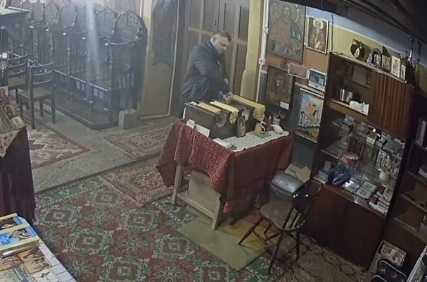 Веселин Шулев е задържан за кражбата в храма на отец Иван