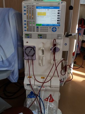 Нови 12 апарата за хемодиализа има вече в силистренската болница след отпуснато финансиране от министерството на здравеопазването от 300 000 лв. Снимки Авторката