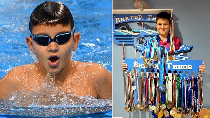 105 медала печели 12-годишният Виктор