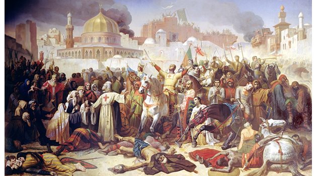 Кръстоносците превземат Йерусалим през 1099 г.