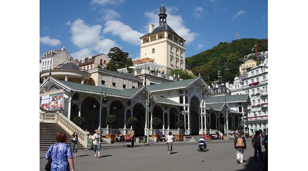 Карлови вари е най-престижният чешки SPA курорт.