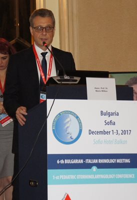 Проф. д-р Румен Бенчев, оториноларинголог и председател на Българското национално сдружение по оториноларингология,  хирургия на глава и шия