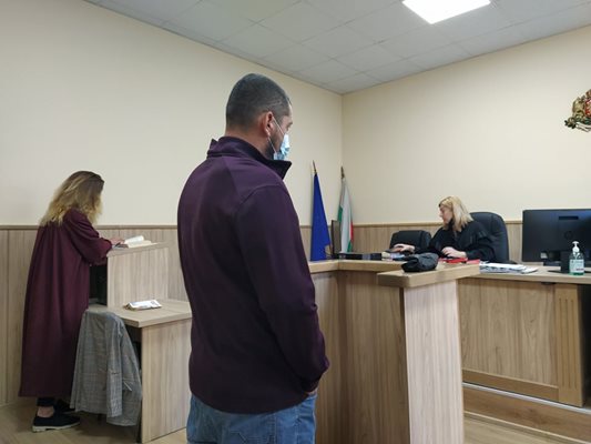 Милан Станчев в съдебната зала в Пловдив. Снимка: Авторът