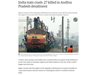 27 души загинаха, а 50 бяха ранени при дерайлиране на пътнически влак в Индия