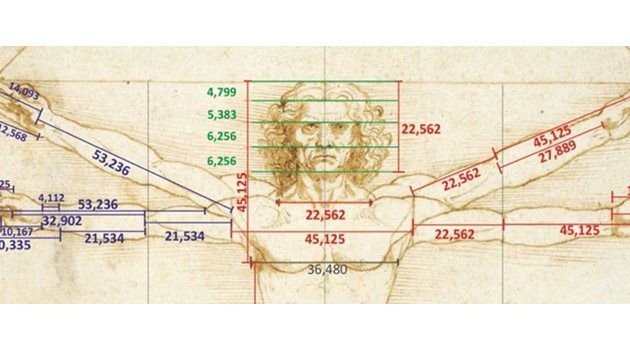 Витрувианският човек на Леонардо крие тайния алгоритъм, който геният е използвал в изкуството