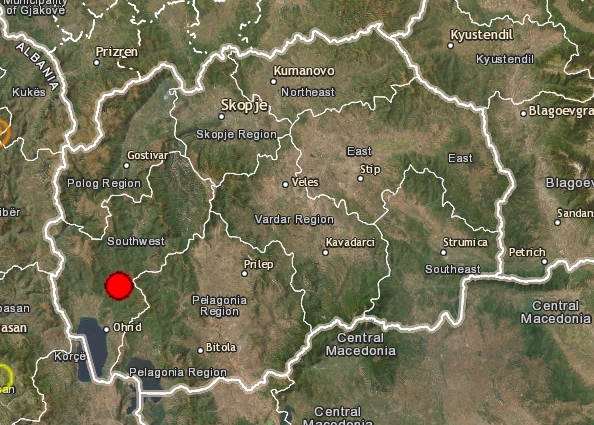 Земетресение в Северна Македония