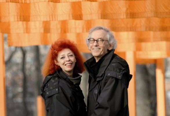 Кристо и Жан Клод в нюйоркския Сентръл парк, откриват проекта "Вратите"