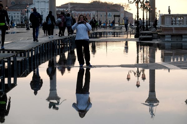 Венеция очаква ниво на водите от 140 см