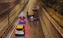 Тежка катастрофа в тунел в София, шофьорите са избягали