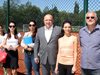 Кралев инспектира изграждането на тенис кортове и волейболно игрище до стaдиона в „Надежда“