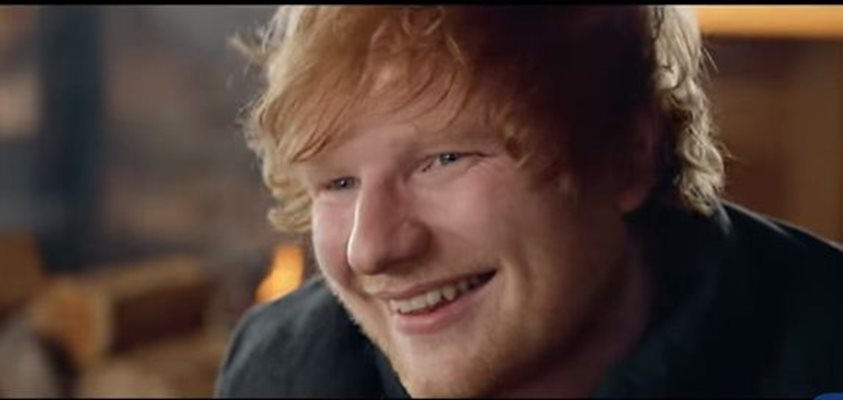 Ед Шийрън в кадър от видеоклипа на  песента "Perfect"