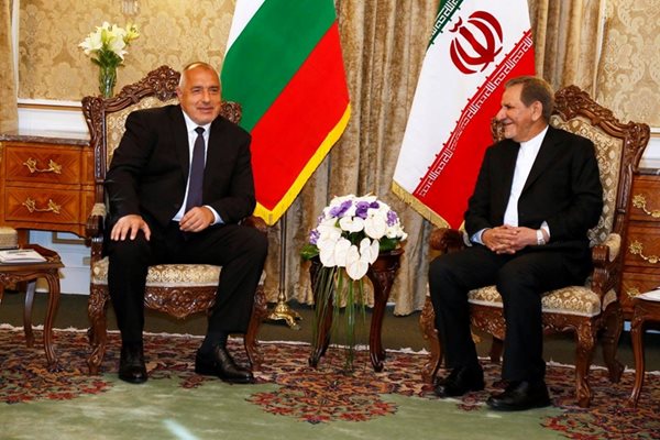 Срещата на министър-председателя Бойко Борисов с първия вицепрезидент на Иран Есхак Джахангири.