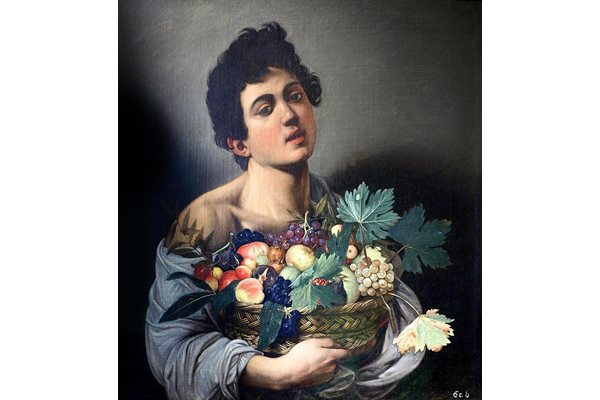 "Момичето с кошницата с плодове" на Караваджо