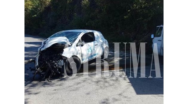 38-годишен грък загина при жесток пътен инцидент СНИМКА: Struma.com