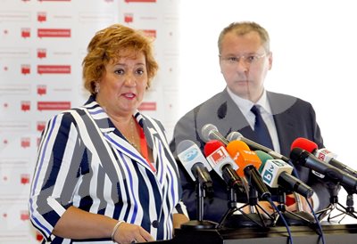 Зита Гурмай със Сергей Станишев