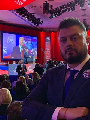 Преди дни Бареков бе гост на  конгреса на Републиканската партия (CPAC 2019) в Ричмънд, щата Мериленд.