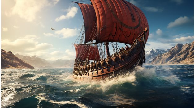 Много изследвания сочат, че Одисей е странствал в Средиземно море. 
ИЛЮСТРАЦИЯ: ВАСИЛ ПЕТКОВ