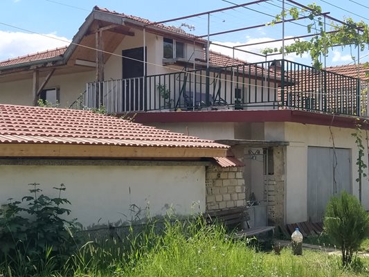 The house in Starosel, where little Michael and his sisters spend their summer vacations.