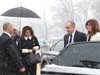 Черно и бяло - дрескодът на президентската двойка (слайдшоу)