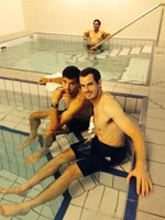 Григор във вана с Анди Мъри след победата (СНИМКА)