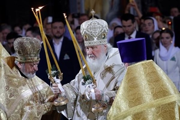 Руският патриарх Кирил СНИМКА: Ройтерс