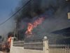 Четири големи пожара бушуват в Гърция, евакуират хора и животни (Видео)