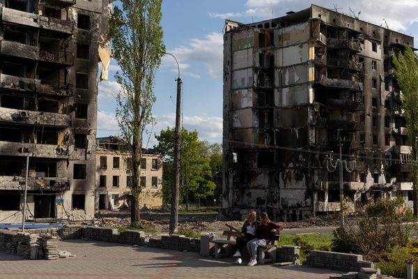 Разрушените сгради от войната в Украйна СНИМКА: Ройтерс 