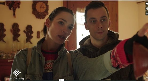 Лорина Камбурова и Бойко Кръстанов в рекламния клип на България от началото на 2018-а