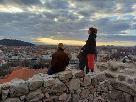 От Небет тепе се вижда Пловдив като на длан и това го прави привлекателно място за съзерцание. Снимка: Авторът
